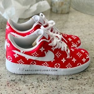 Nike Air Force 1 SUPREME X LV custom AF1